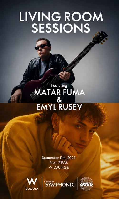 Cartel de Living Room Sessions con Matar Fuma y Emyl Rusev en el W Lounge